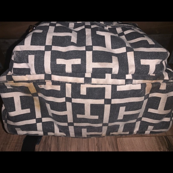 Tommy Hilfiger Bags Tommy Hilfiger Black And White Backpack Poshmark